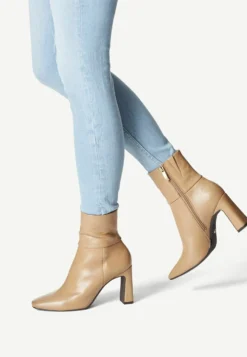 Tamaris Bottines À Talons Hauts - Camel