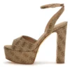 Guess Rhinnae3 - Sandales À Plateforme - Beige/Brown