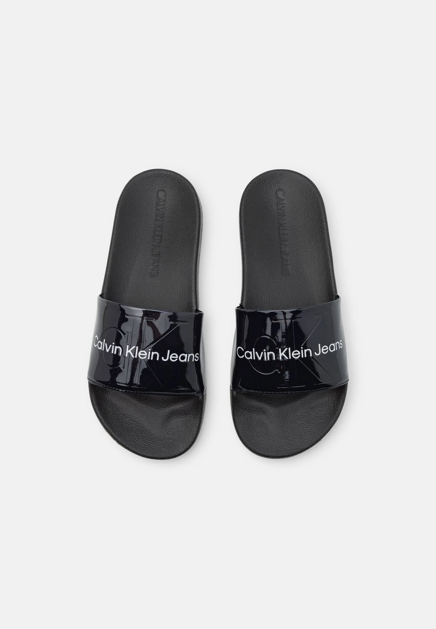Calvin Klein Jeans Slide Monogram - Mules - Metallic Blue 6 Calvin Klein Jeans Slide Monogram - Mules - Metallic Blue – Image 6
