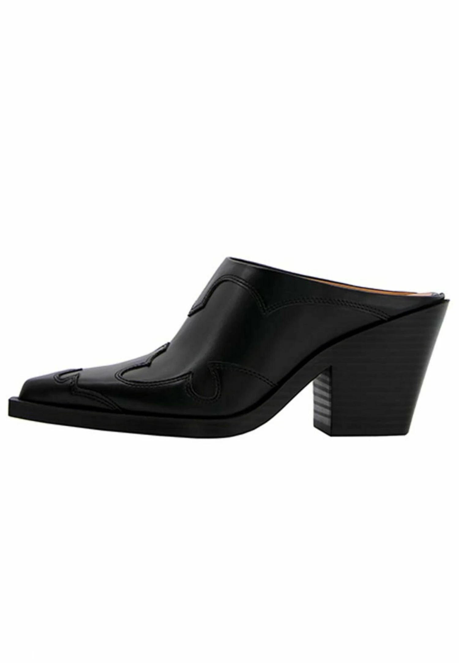 BERSHKA Heeled - Sabots - Black 2 BERSHKA Heeled - Sabots - Black – Image 2