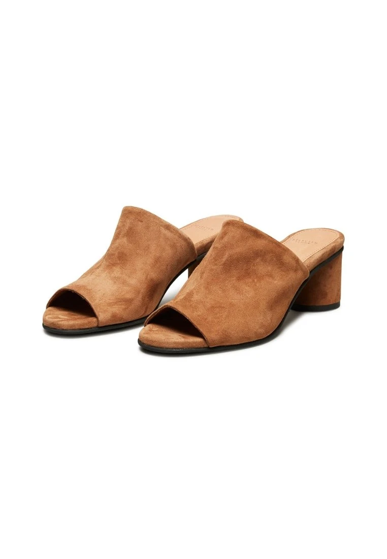 Selected Femme Mules - Cognac 3 Selected Femme Mules - Cognac – Image 3