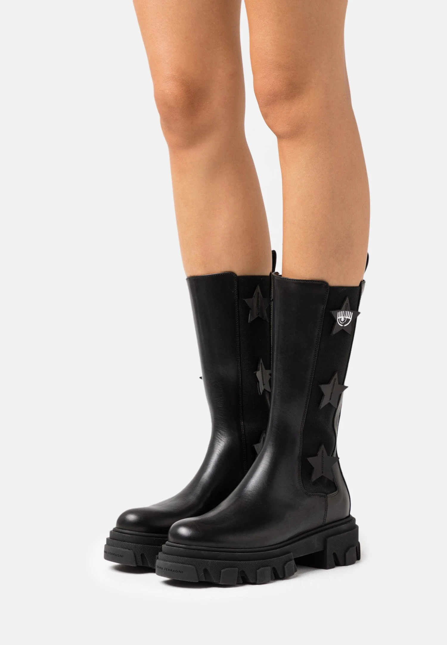 Chiara Ferragni Chelsea Boot - Bottes À Plateau - Black 1 Chiara Ferragni Chelsea Boot - Bottes À Plateau - Black