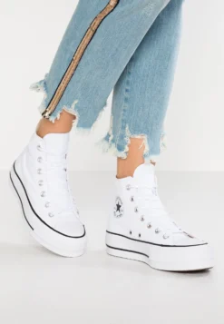 Nouvelles versions 13 Converse Chuck Taylor All Star Lift - Baskets Montantes - White/Black