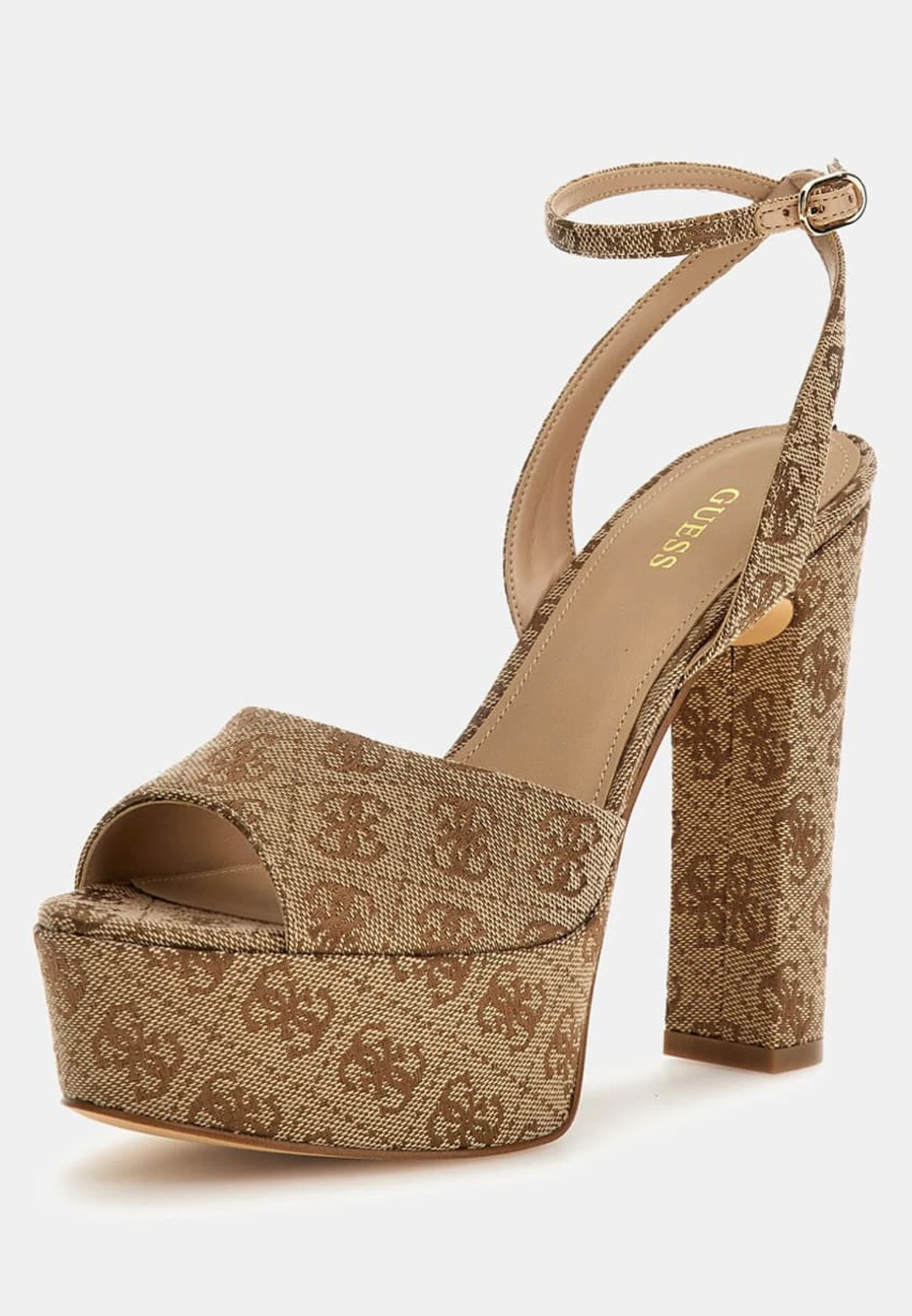 Guess Rhinnae3 - Sandales À Plateforme - Beige/Brown 2 Guess Rhinnae3 - Sandales À Plateforme - Beige/Brown – Image 2