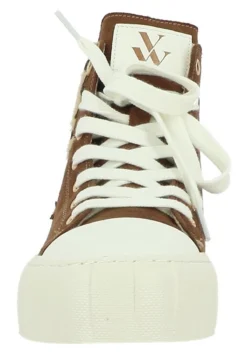 Vanessa Wu Leana-Baskets Mode - Bottines À Plateau - Marron -Magasin De Chaussures Mode Pour Femmes 4198a2014eb14c00b4f74b75db2a418d