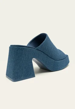 Stradivarius High-Heel - Mules À Talons - Blue -Magasin De Chaussures Mode Pour Femmes 455284764bd94b6fb2d4d7ca4cb94c68