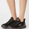 Skechers Squad - Baskets Basses - Black/Rose Gold