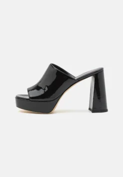 Anita Platform Mule - Mules À Talons - Black