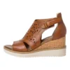 Tamaris Sandales Compensées - Cognac