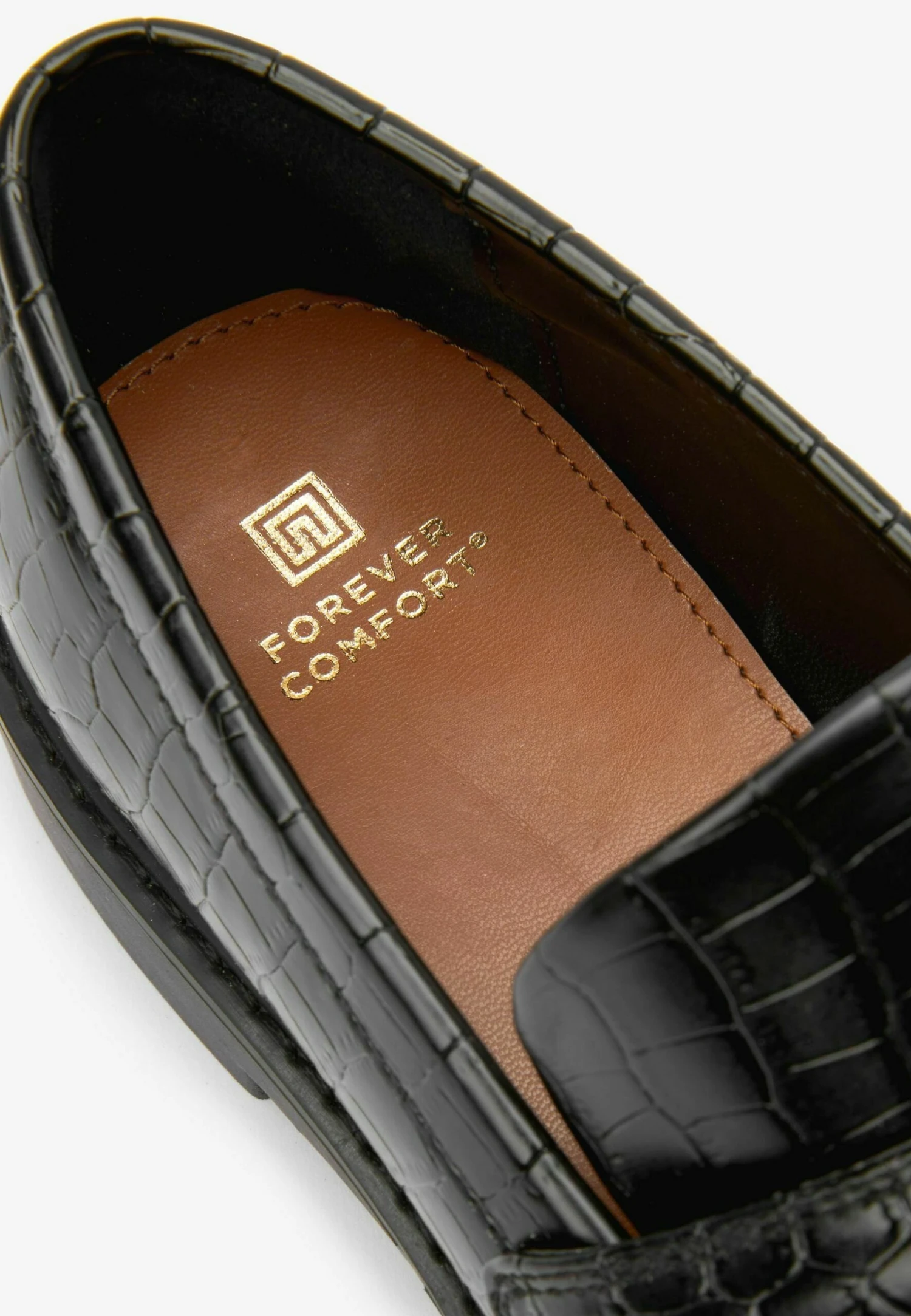 Next Forever Comfort Standard - Mocassins - Black Croc Effect 5 Next Forever Comfort Standard - Mocassins - Black Croc Effect – Image 5
