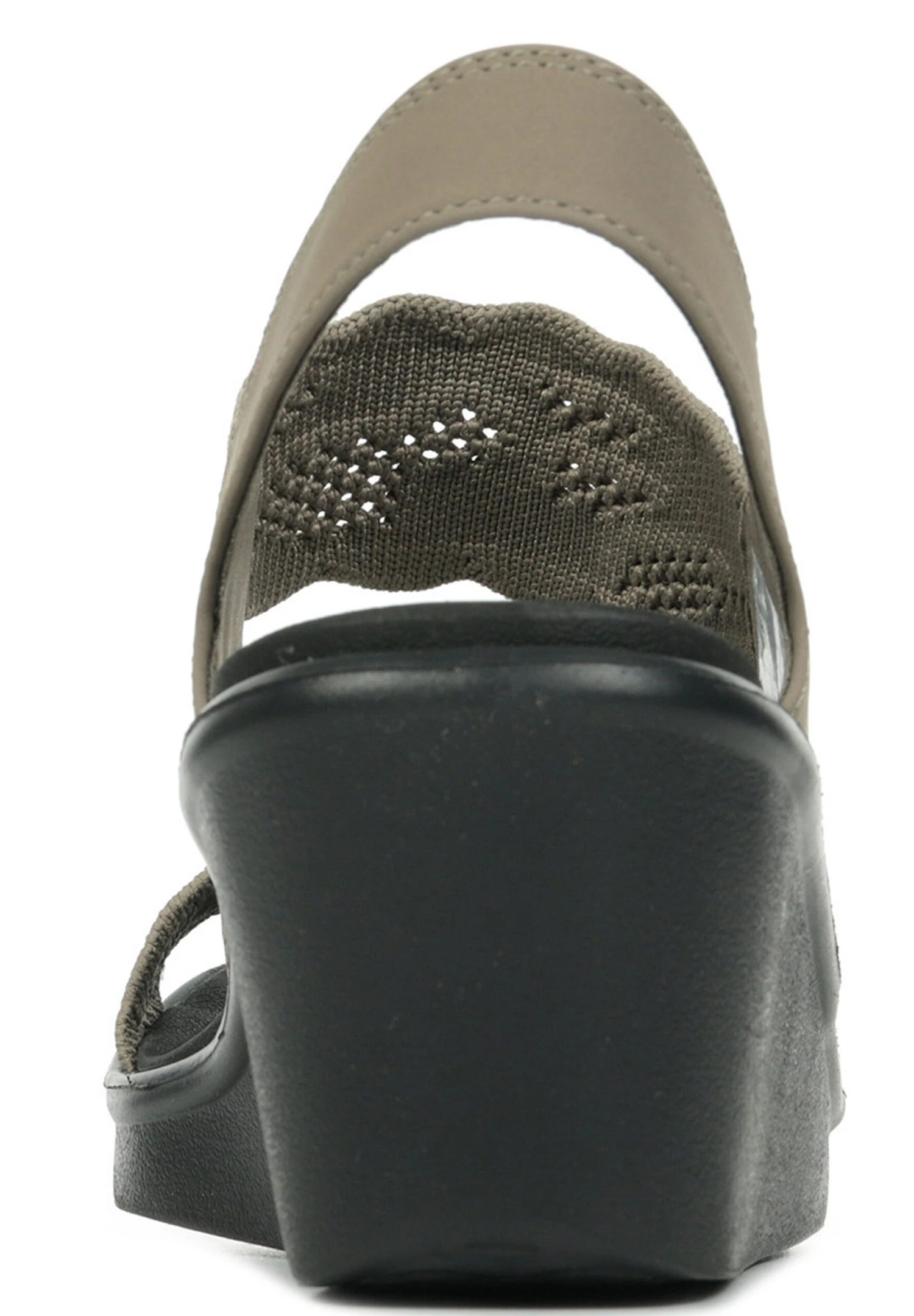 Skechers Rumble On - New Crush - Sandales Compensées - Dark Taupe 4 Skechers Rumble On - New Crush - Sandales Compensées - Dark Taupe – Image 4