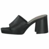 Tamaris Mules À Talons - Black Leather