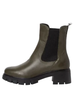 Tamaris Bottines À Plateau - Olive