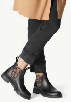 Tamaris Chelsea - Bottines - Blk Lea Leo
