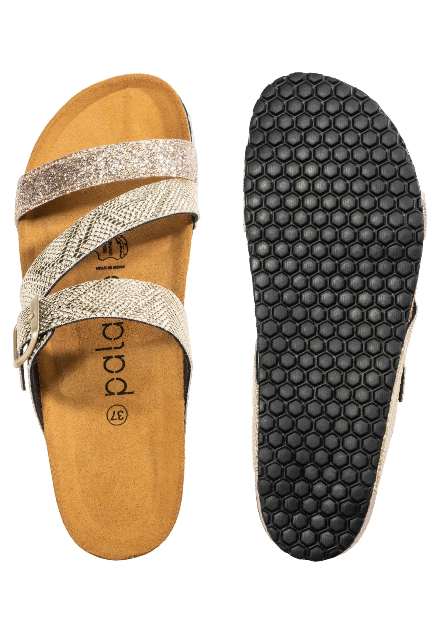 Kos - Mules - Gold Metallic 3 Kos - Mules - Gold Metallic – Image 3