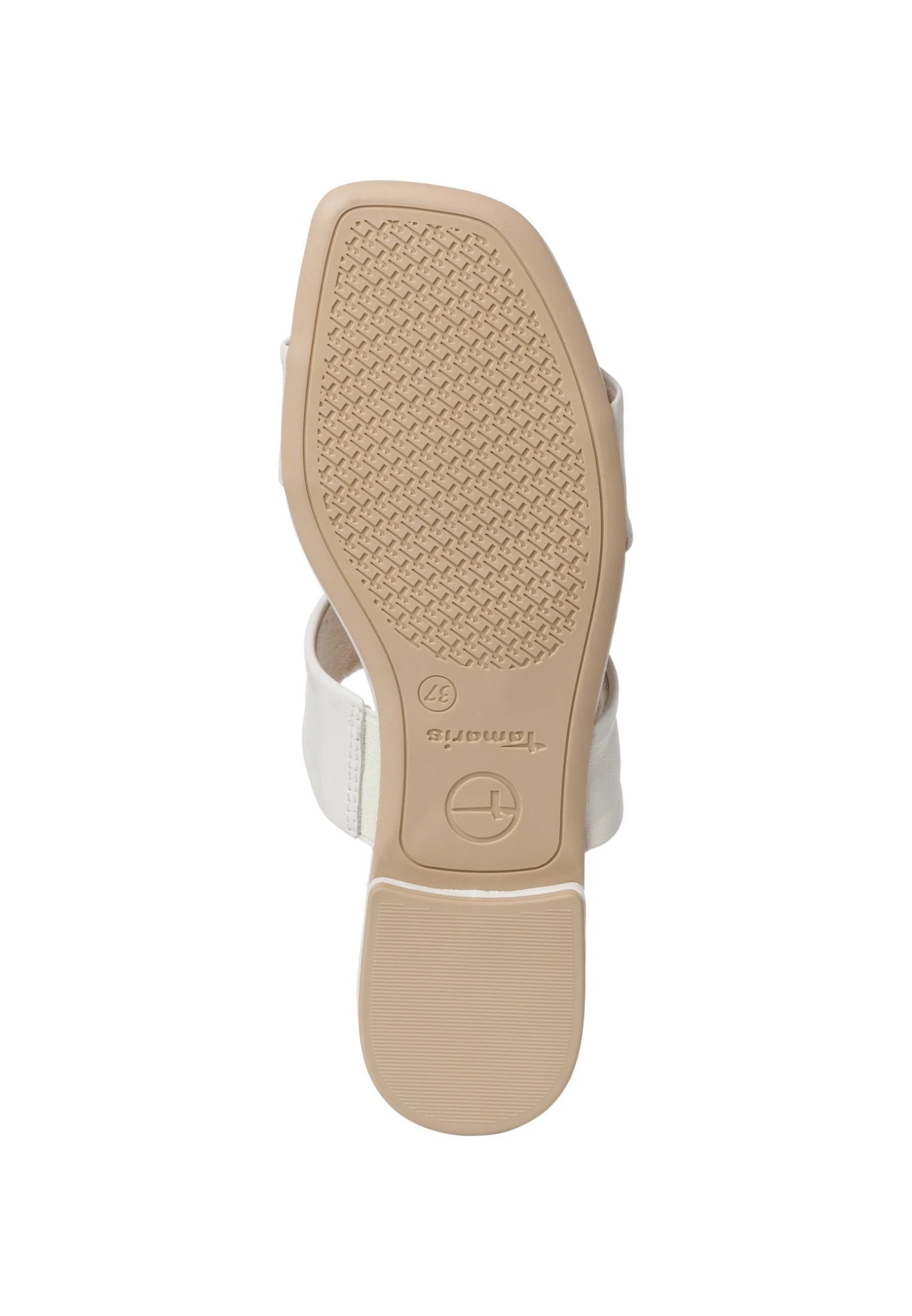 Tamaris Mules - White Leather 5 Tamaris Mules - White Leather – Image 5