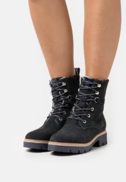 Tamaris Bottines À Lacets - Navy