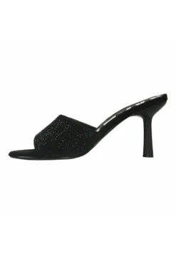 Mit Strass - Mules À Talons - Black