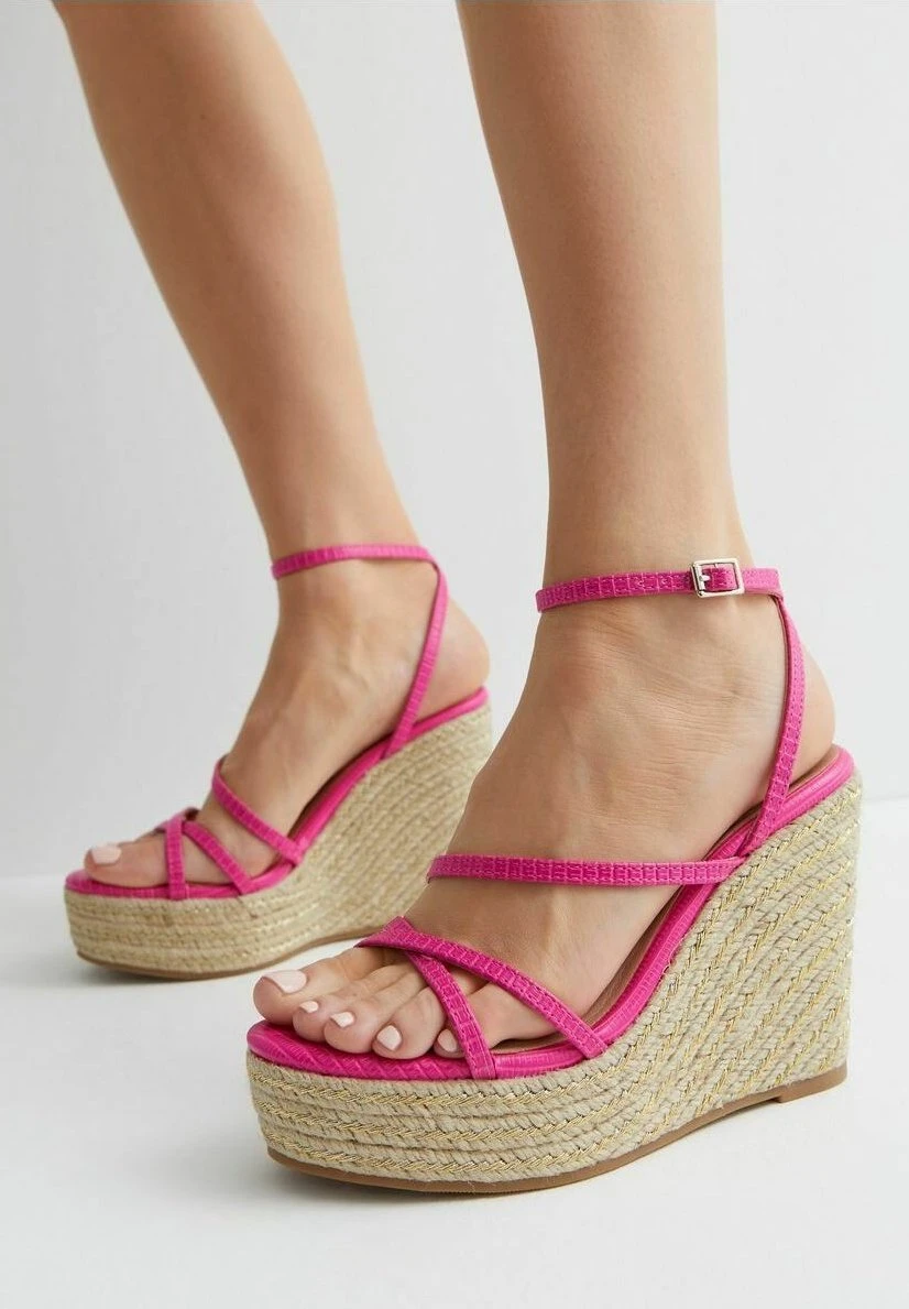 New Look Bright Strappy - Sandales À Talons Hauts - Hot Pink 1 New Look Bright Strappy - Sandales À Talons Hauts - Hot Pink