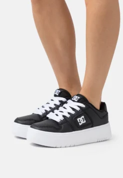 DC SHOES Manteca Platform - Baskets Basses - Black/White