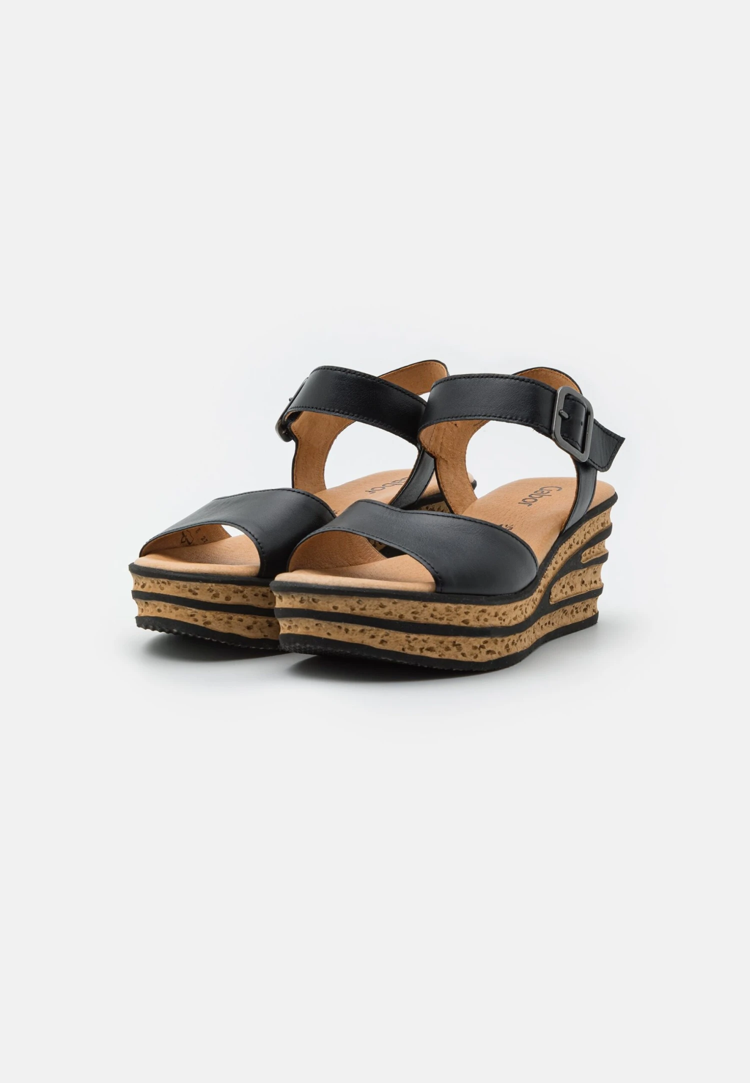 Gabor Sandales À Plateforme - Schwarz 3 Gabor Sandales À Plateforme - Schwarz – Image 3