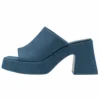 Stradivarius High-Heel - Mules À Talons - Blue