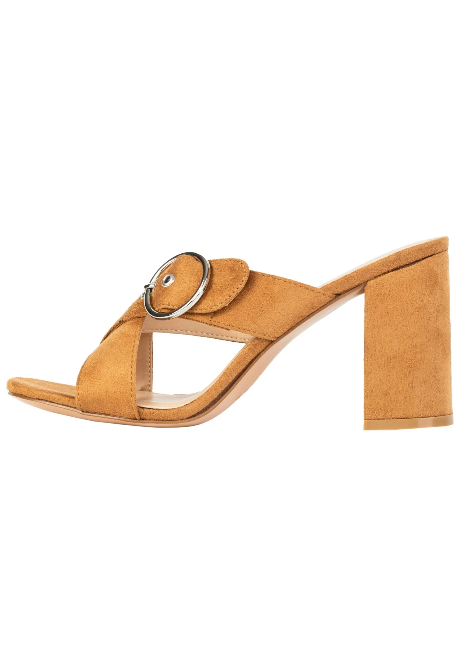 Chene - Mules À Talons - Camel 2 Chene - Mules À Talons - Camel – Image 2