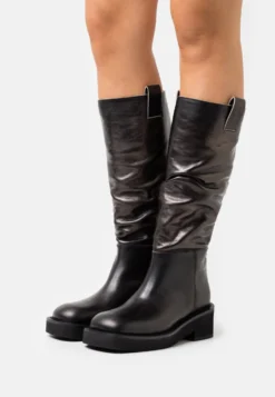 MM6 Maison Margiela Boot - Bottes À Plateau - Black