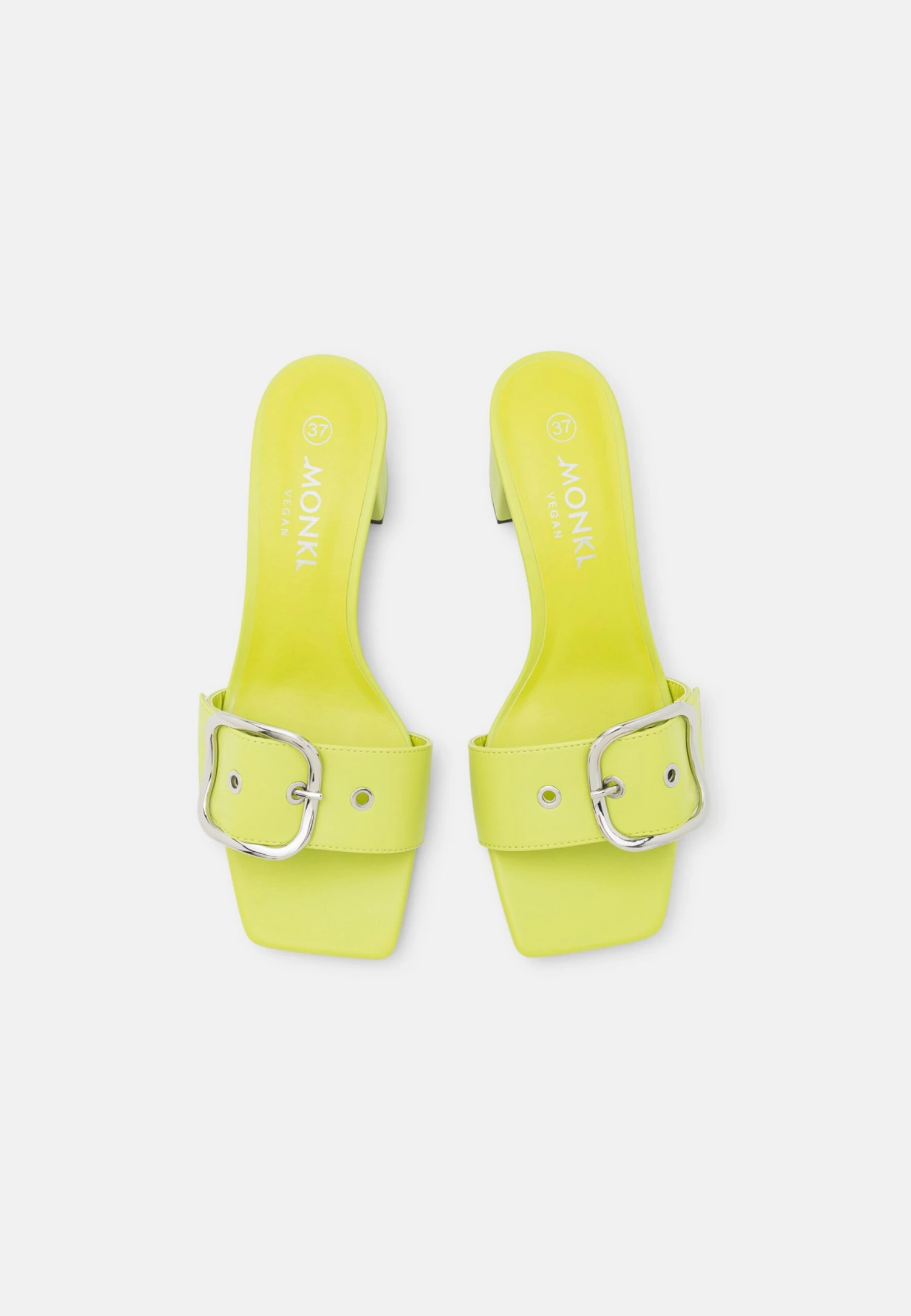 Monki Mules À Talons - Lime Green 6 Monki Mules À Talons - Lime Green – Image 6
