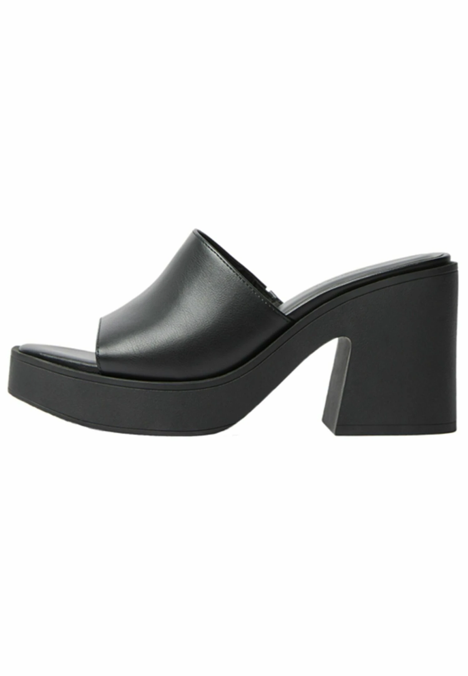 BERSHKA Mules À Talons - Black 2 BERSHKA Mules À Talons - Black – Image 2