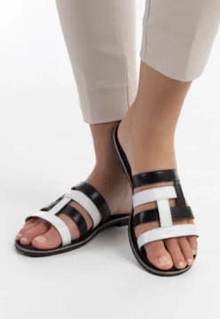 Dreimaster Mules - Schwarz/Mehrfarbig