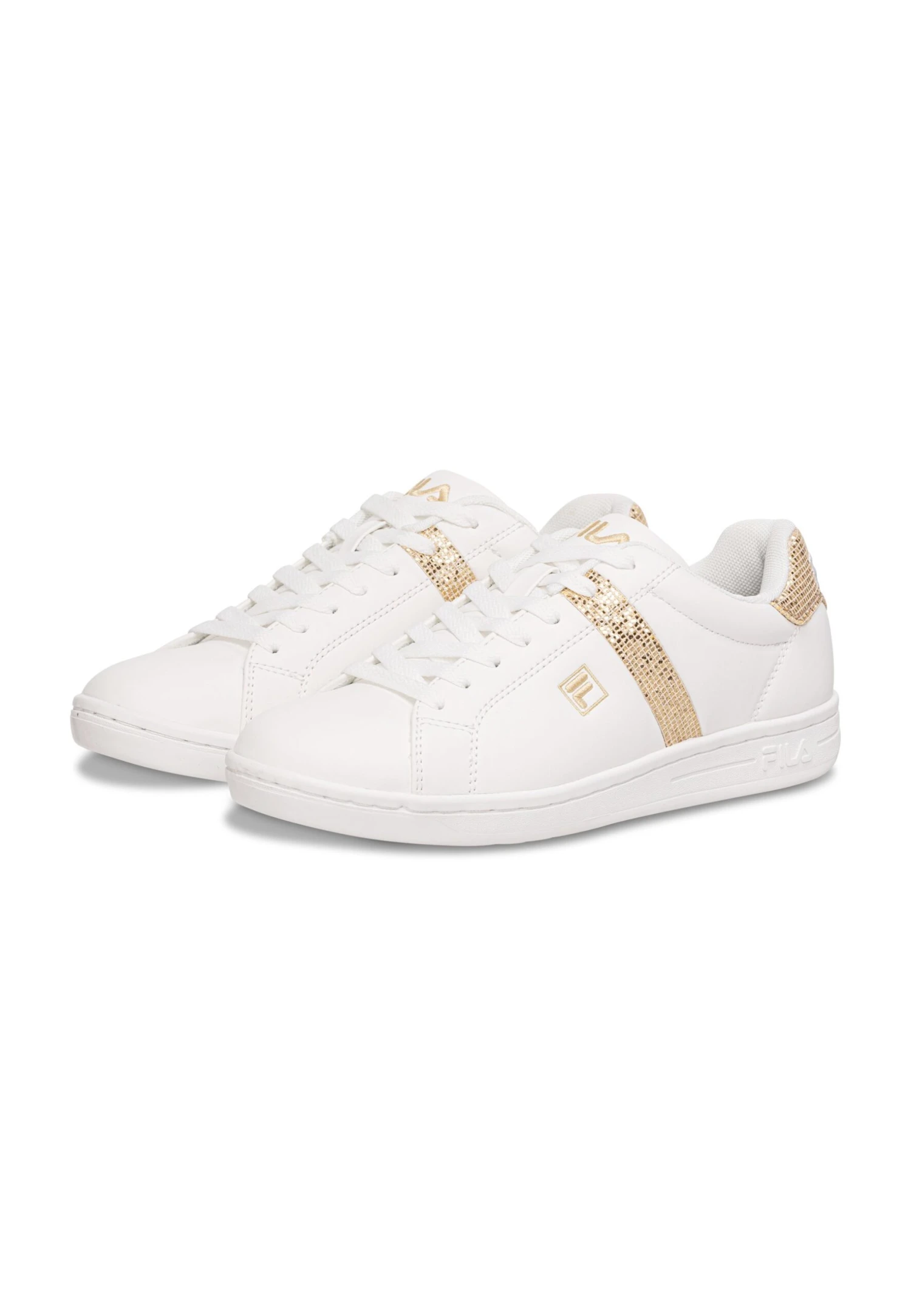 Fila Crosscourt 2 F - Baskets Basses - White/Gold 2 Fila Crosscourt 2 F - Baskets Basses - White/Gold – Image 2