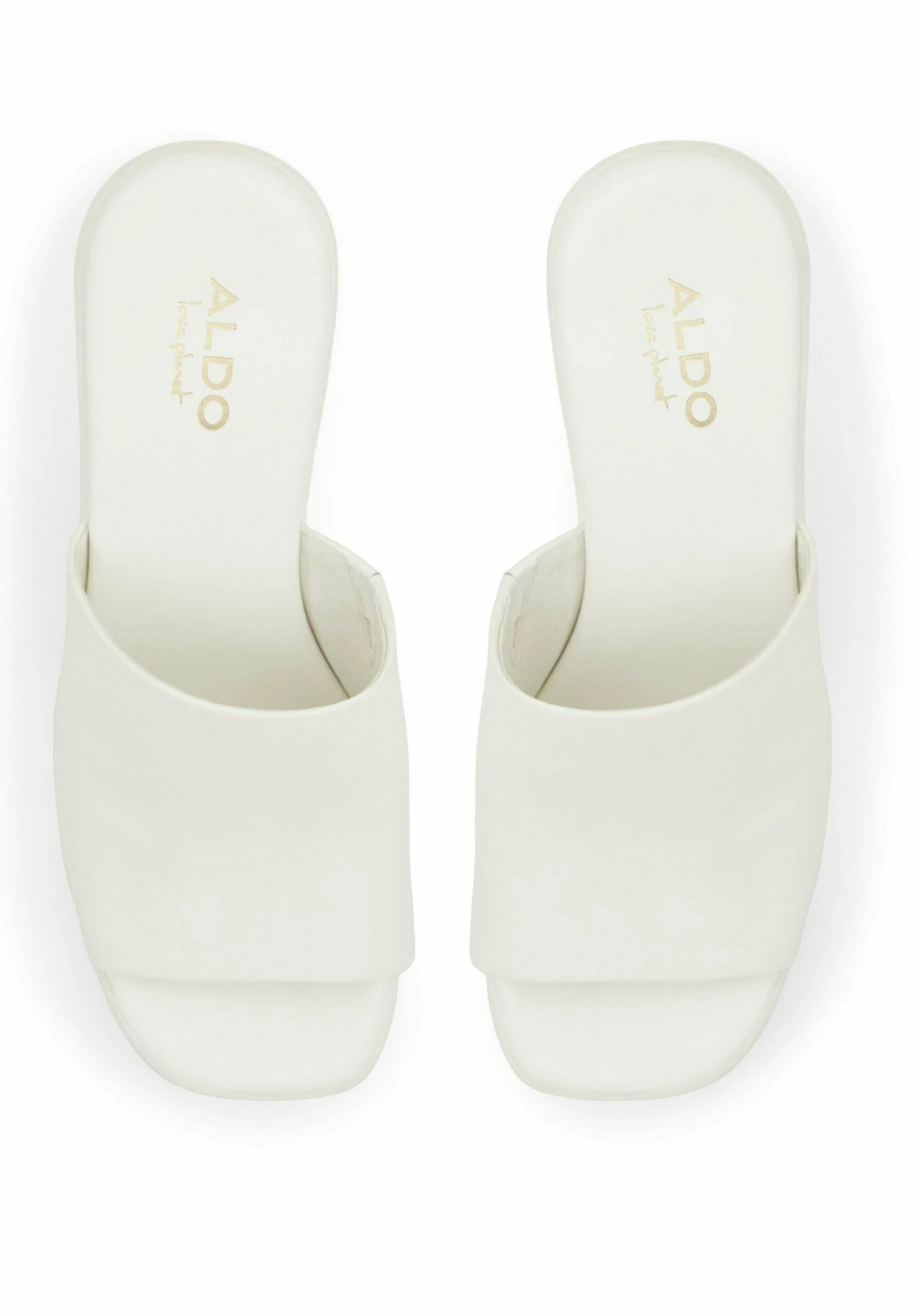 Aldo Mules À Talons - White 4 Aldo Mules À Talons - White – Image 4