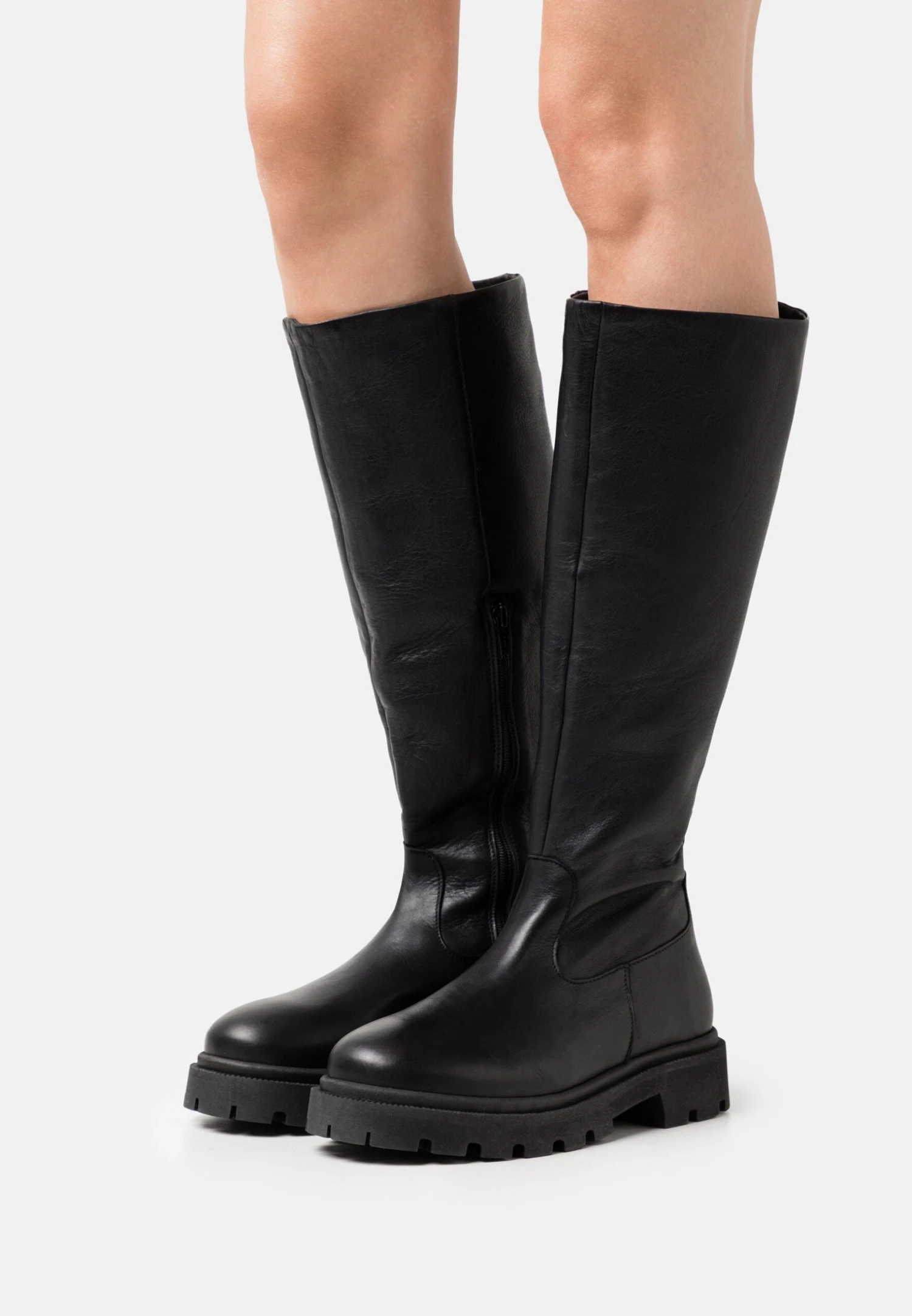 Selected Femme Emma - Bottes À Plateau - Black 1 Selected Femme Emma - Bottes À Plateau - Black