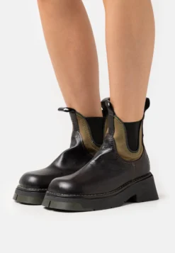 Miista Kaya - Bottines À Plateau - Black