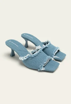 Stradivarius Mules À Talons - Blue -Magasin De Chaussures Mode Pour Femmes e0a49f7a154b4f33b9a9f7a24dedfffc