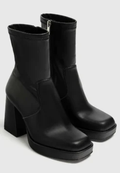 PULL & BEAR Stretch - Bottines À Talons Hauts - Black -Magasin De Chaussures Mode Pour Femmes e4f87dc2b07745cb8579d81c579b610a scaled
