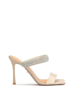 Kazar Ambre - Mules À Talons - Beige