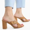 Chene - Mules À Talons - Camel