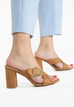 Chene - Mules À Talons - Camel