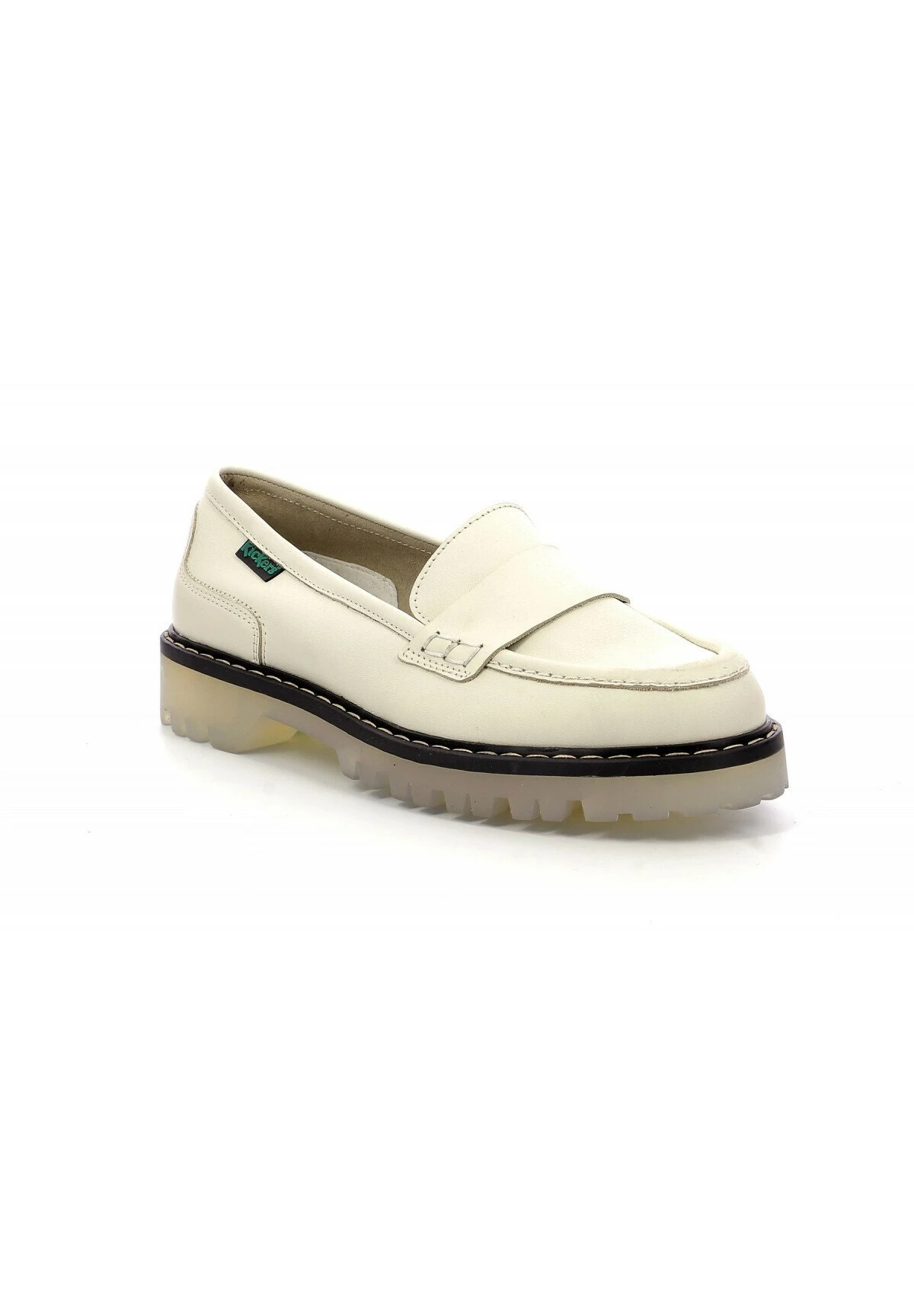 Kickers Deck - Mocassins - Blanc 2 Kickers Deck - Mocassins - Blanc – Image 2