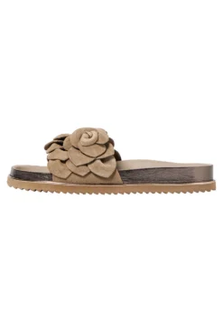 Oysho Floral - Mules - Beige