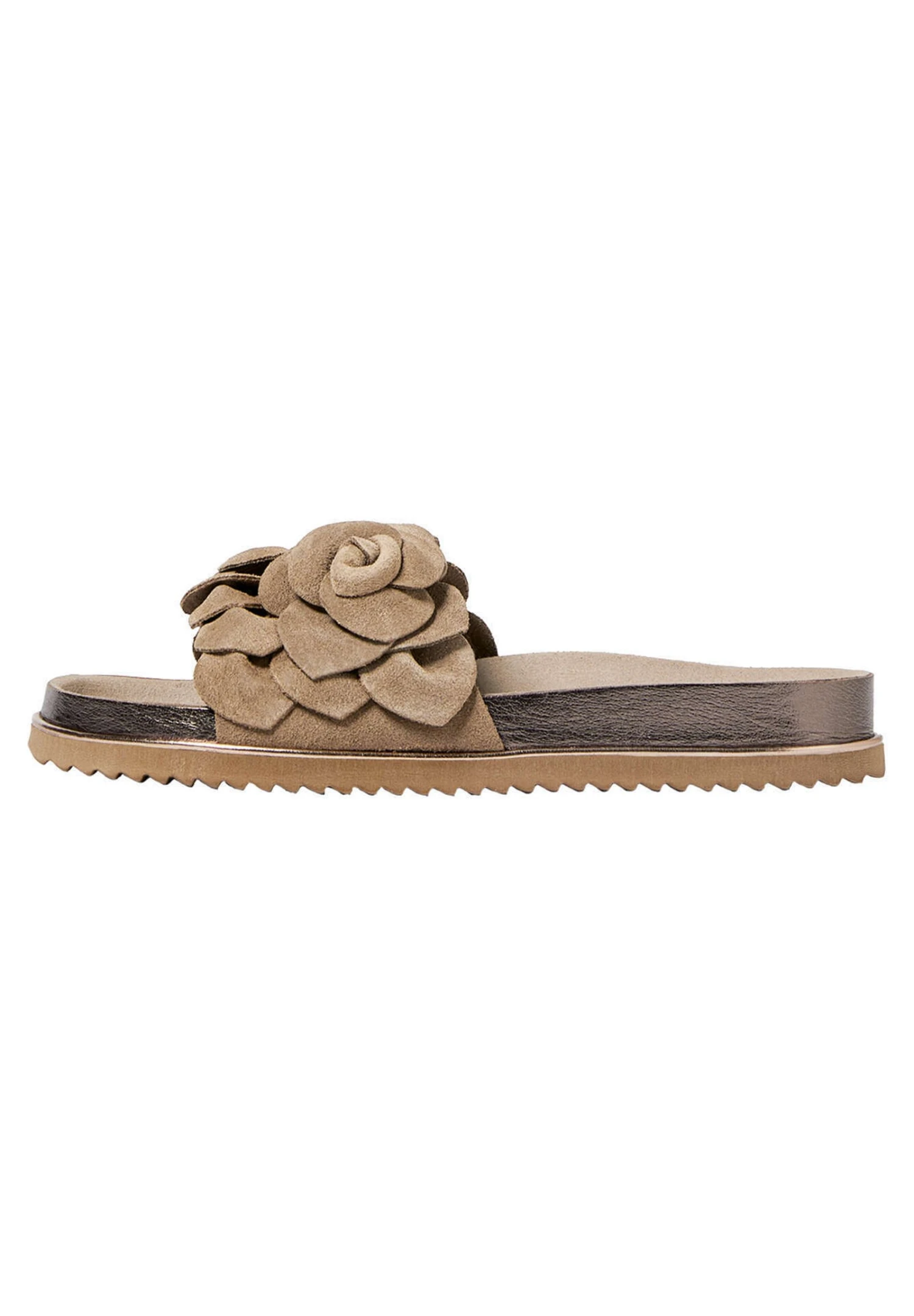 Oysho Floral - Mules - Beige 1 Oysho Floral - Mules - Beige