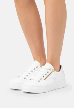 Gabor Comfort Baskets Basses - Weiss/Platino/Gold